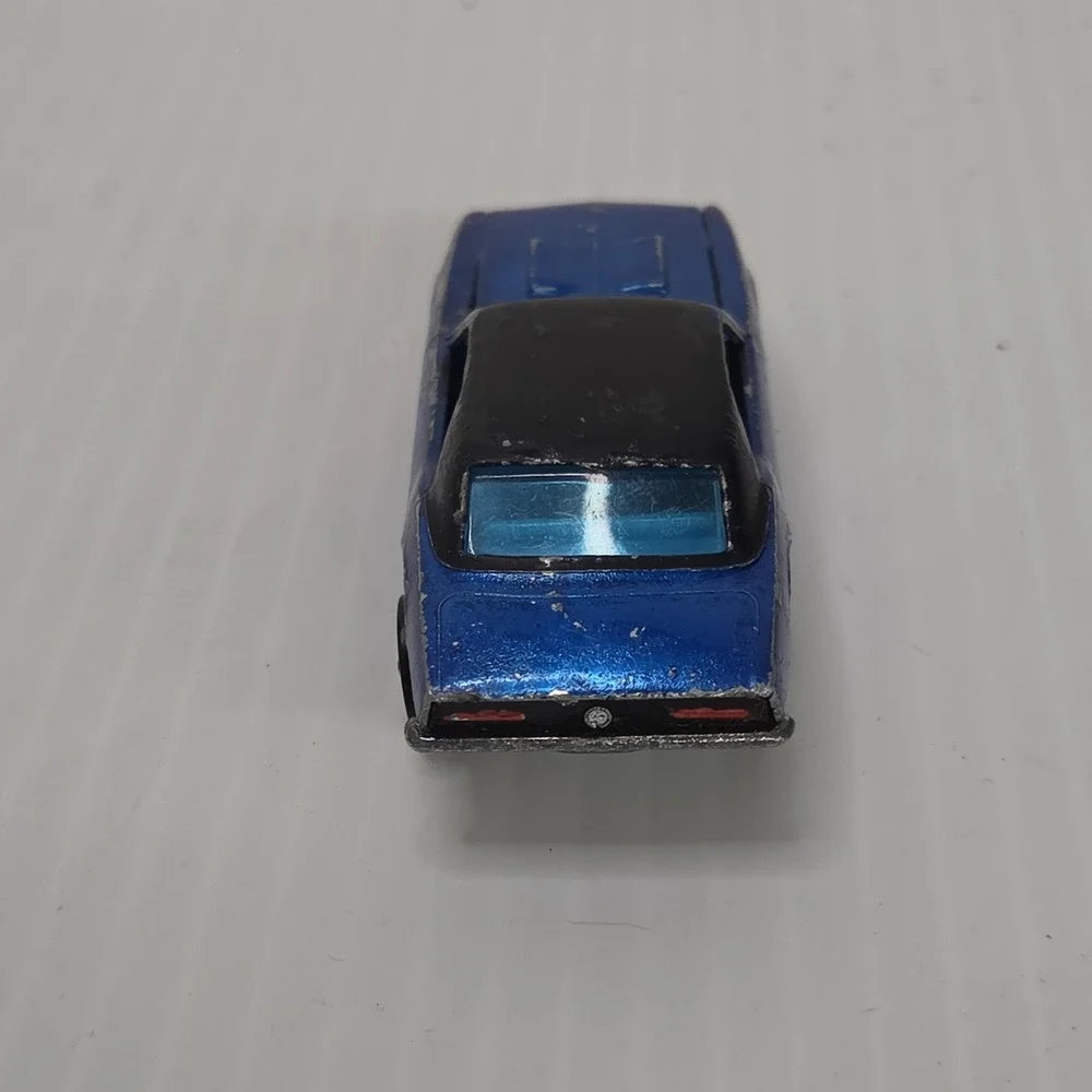 Hot Wheels Redline Custom Camaro Blue Vintage Original 1968 HK Car